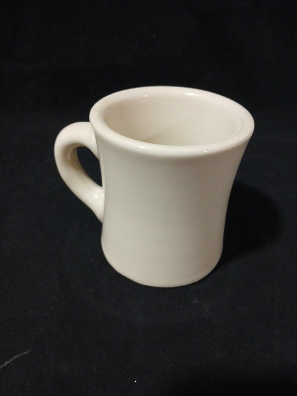 Victor Style Diner Coffee Mug Thick Wall Cream Ironstone Restaurant Ware Vintage